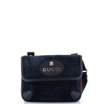 Gucci Neo Vintage Flap Messenger Suede