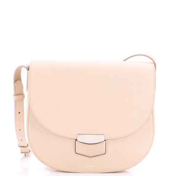 Celine Trotteur Crossbody Bag Grainy