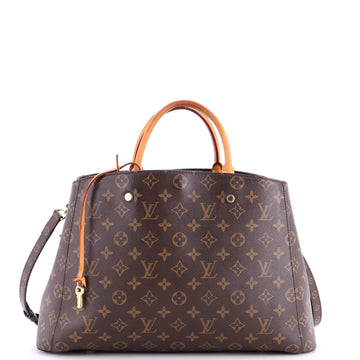 Louis Vuitton Montaigne Handbag Canvas