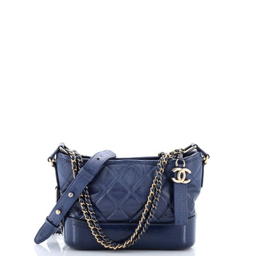 Chanel Gabrielle Hobo Quilted Aged