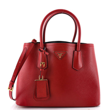 Prada Cuir Double Tote Saffiano Leather
