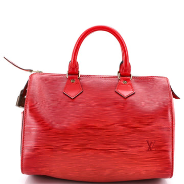 Louis Vuitton Speedy Handbag Epi Leather