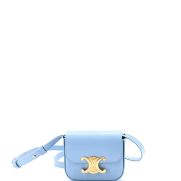 Celine Claude Shoulder Bag Leather Mini