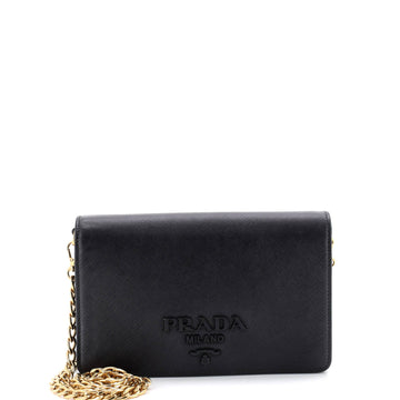 Prada Monochrome Wallet On Chain