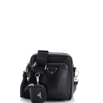 Prada Front Pocket Crossbody Leather