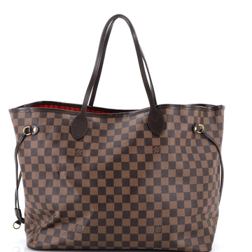 Louis Vuitton Neverfull Nm Tote Damier