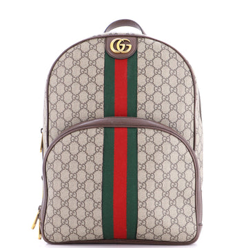 Gucci Ophidia Backpack Gg Coated Canvas