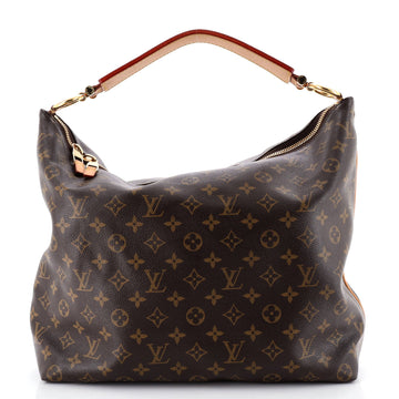 Louis Vuitton Sully Handbag Canvas Mm