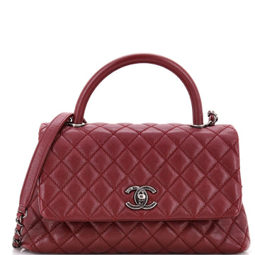Chanel Coco Top Handle Bag Quilted