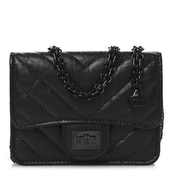 Chanel Aged Calfskin Chevron Quilted