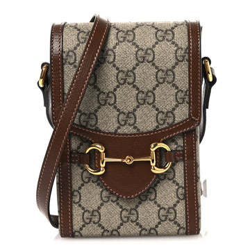 Gucci Gg Supreme Mini Horsebit Crossbody