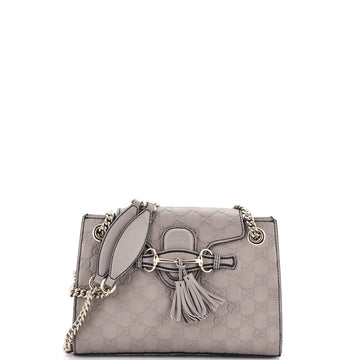 Emily Chain Flap Shoulder Bag Guccissima