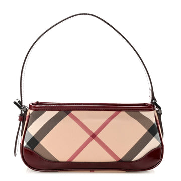 Burberry Patent Nova Check Newbury Dark