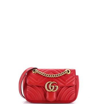 Gucci Gg Marmont Flap Bag Matelasse