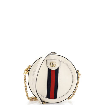 Gucci Ophidia Round Shoulder Bag Leather