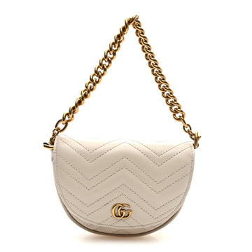 Gucci Calfskin Matelasse Mini Gg Marmont