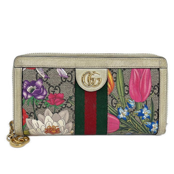 Gucci Ophidia Long Wallet Beige Dark