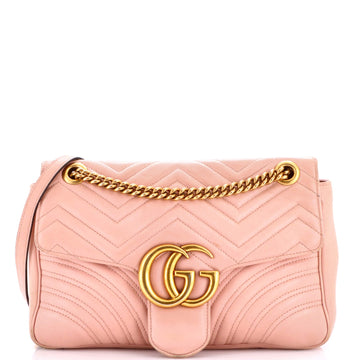 Gucci Gg Marmont Flap Bag Matelasse