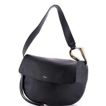 Chloe Kiss Flap Hobo Leather Medium