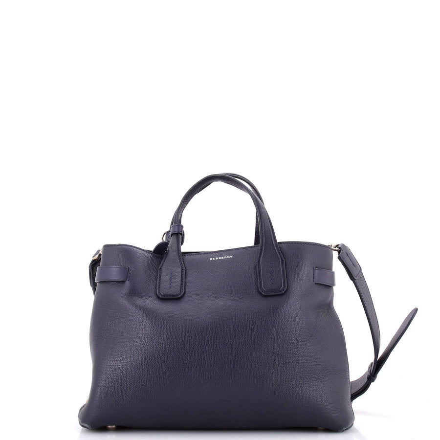 Burberry Banner Tote Leather Medium