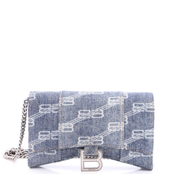 Balenciaga Hourglass Chain Wallet Bb