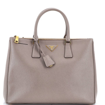Prada Double Zip Lux Tote Saffiano