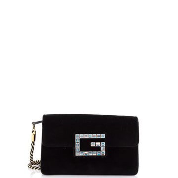 Gucci G Broadway Shoulder Bag Velvet