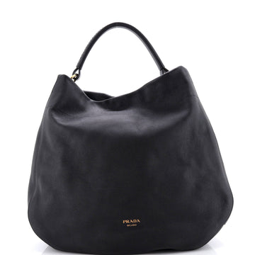 Prada Slouch Hobo Leather Large