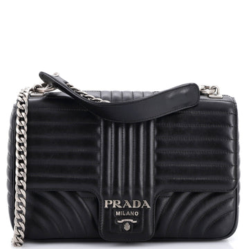 Prada Chain Flap Shoulder Bag Diagramme