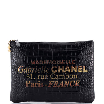 Chanel Signature O Case Pouch Printed