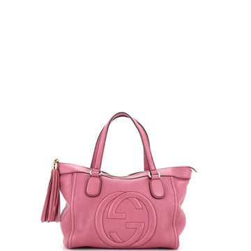 Gucci Soho Zip Tote Leather Small