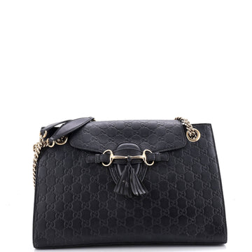 Emily Chain Flap Shoulder Bag Guccissima