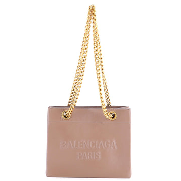Balenciaga Duty Free Chain Tote Leather