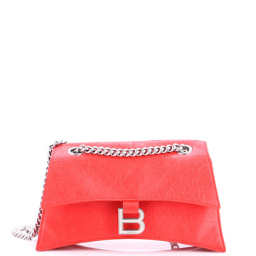 Balenciaga Crush Chain Flap Bag Leather