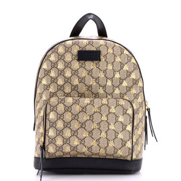 Gucci Zip Pocket Backpack Printed Gg