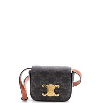 Celine Claude Shoulder Bag Triomphe
