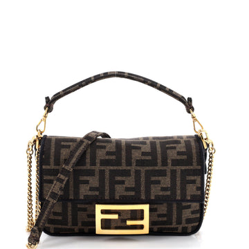 Fendi Baguette Nm Bag Zucca Canvas Mini