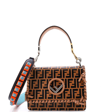 Fendi Kan I F Shoulder Bag Whipstitch