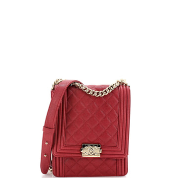 Chanel North South Boy Flap Bag Quilted
