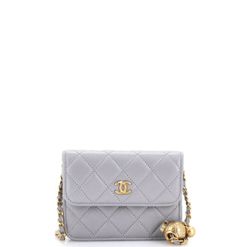 Chanel Pearl Crush Flap Clutch With