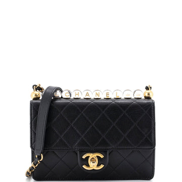Chanel Chic Pearls Flap Bag Quilted