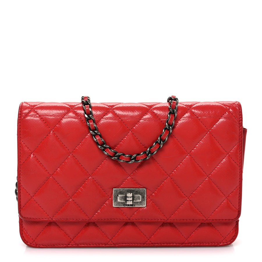 Chanel Glazed Calfskin Quilted Reissue