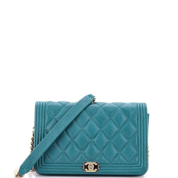 Chanel Boy Wallet On Chain Quilted