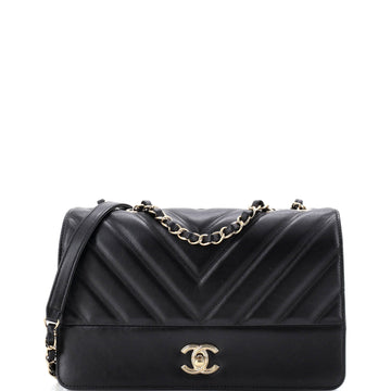 Chanel Double Stitch Full Flap Bag
