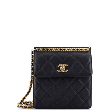 Chanel Top Chain Cc Square Crossbody Bag