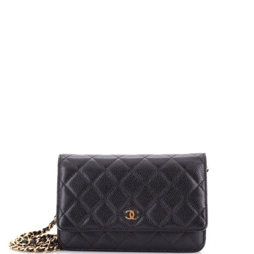 Chanel Wallet On Chain Quilted Caviar