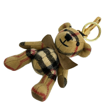 Burberry Bag Charm Light Brown Black