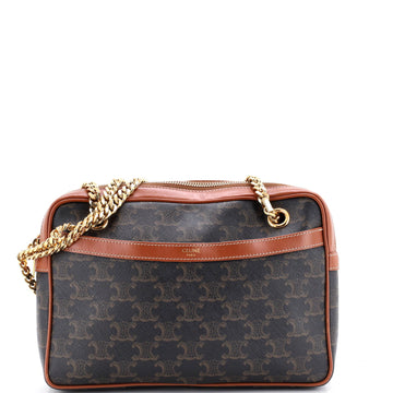 Celine Patapans Bag Triomphe Coated