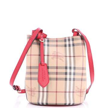 Burberry Lorne Bucket Bag Haymarket