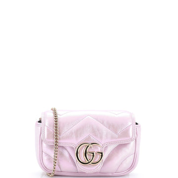 Gucci Gg Marmont Flap Bag Chevron